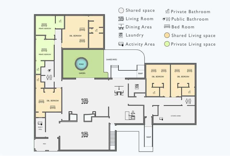 shepherd senior living floor plan - crystal lake