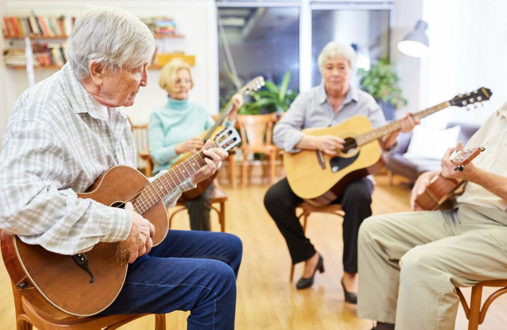 music therapy for alzheimer's in assisted living homes