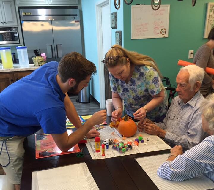 crafts in our memory care house for dementia