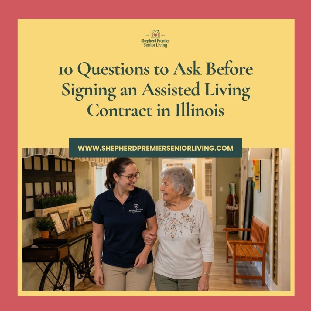 10 Questions to Ask Before Signing an Assisted Living Contract in Illinois